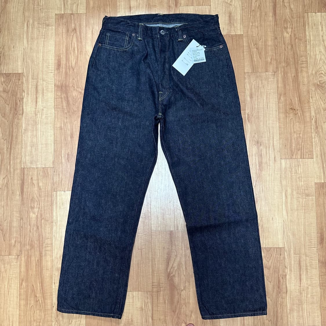 [새상품] 아프레쎄 워시드 데님 와이드 팬츠 32/30 (AP-4001) 상품이미지2