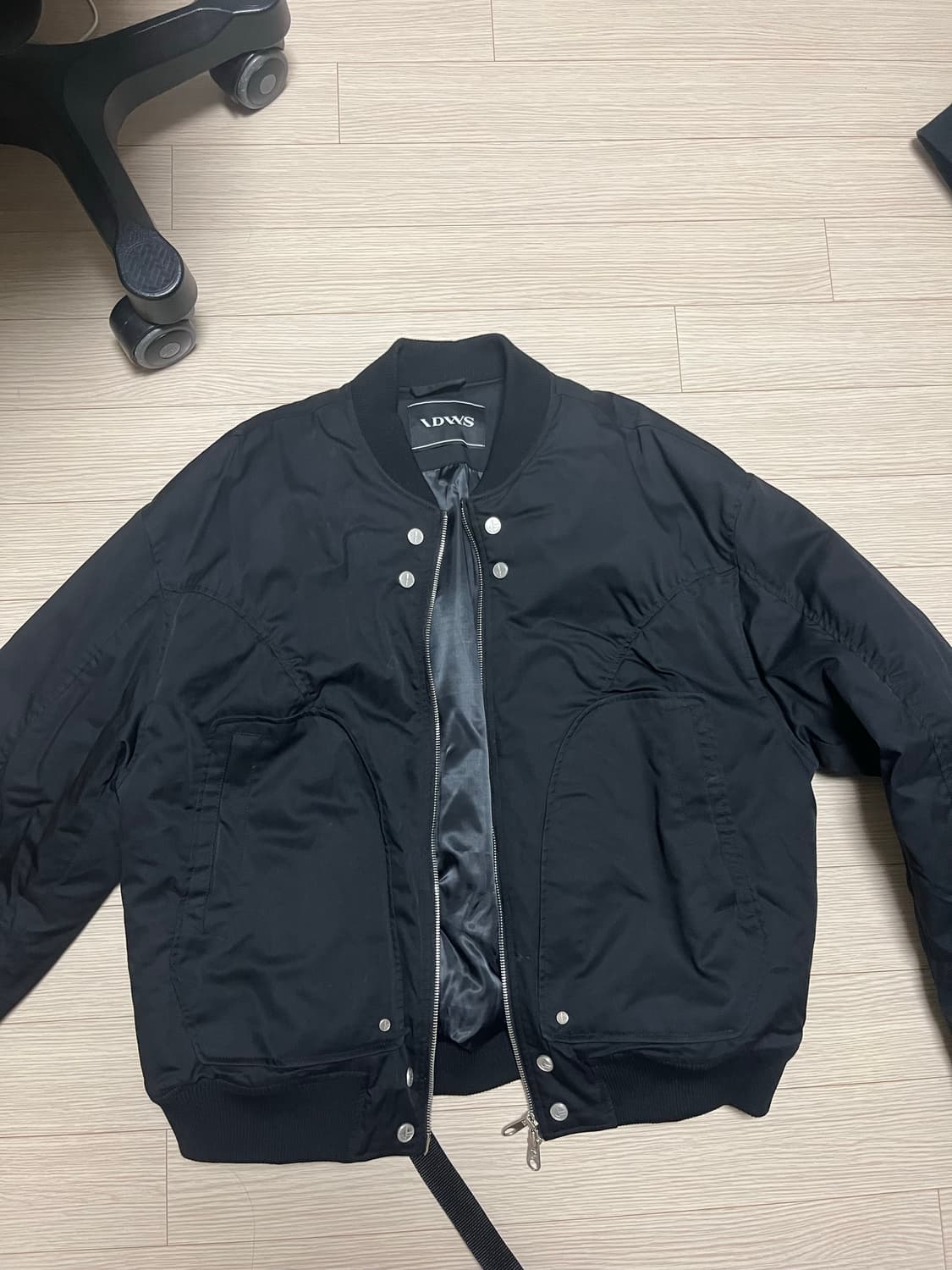 IDWS 아이돈워너셀 마원 자켓 블랙 상품이미지1