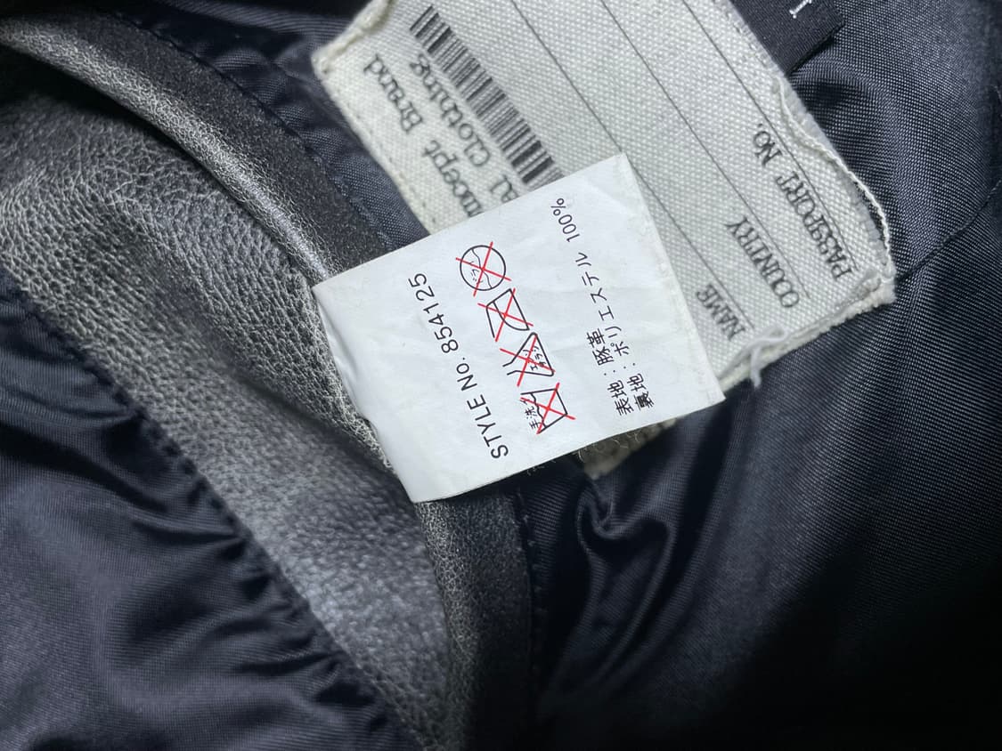 [M~L] NCB 레더 블레이저 상품이미지4