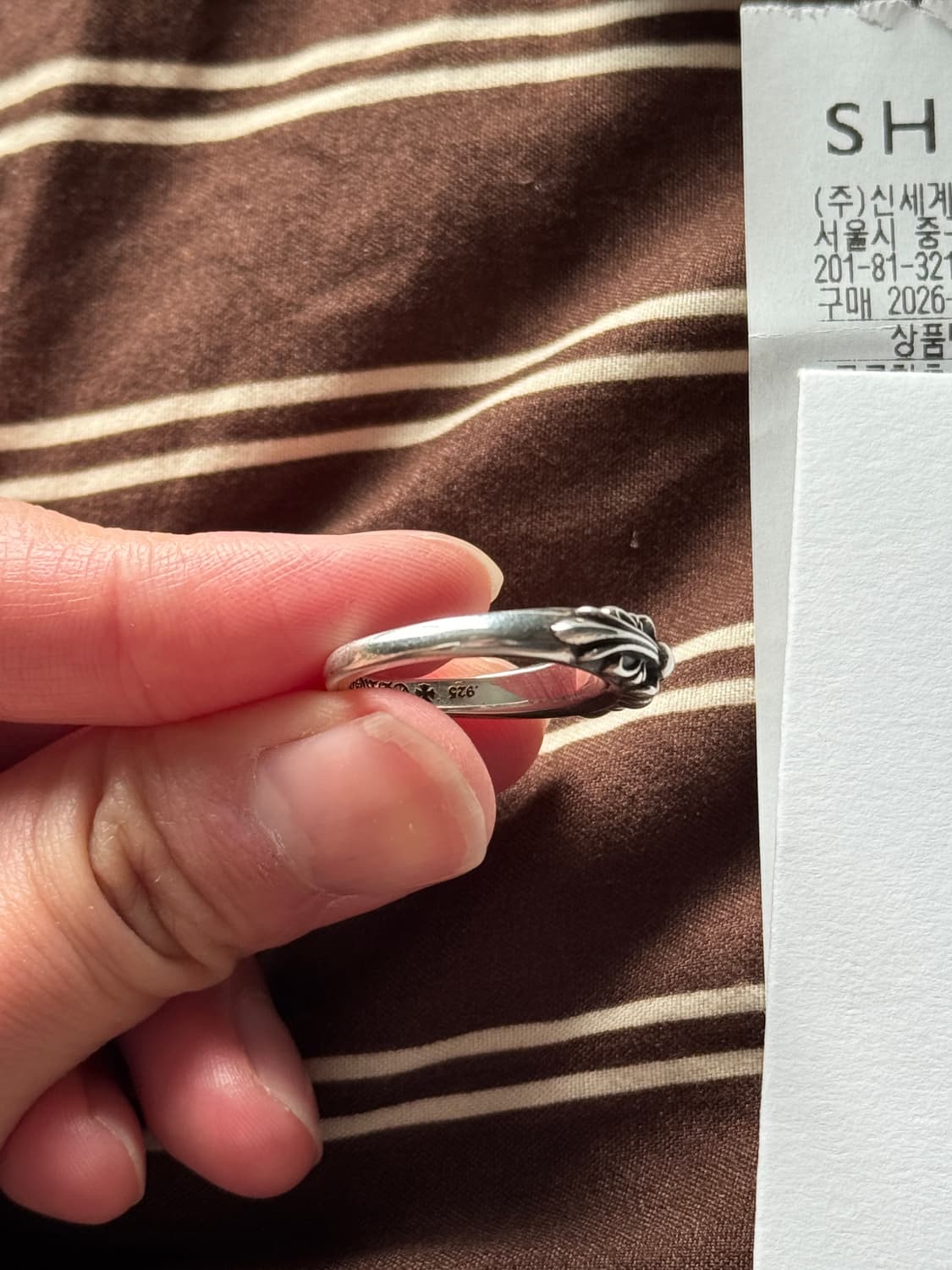 크롬하츠 베이비플로랄링 us8 상품이미지9