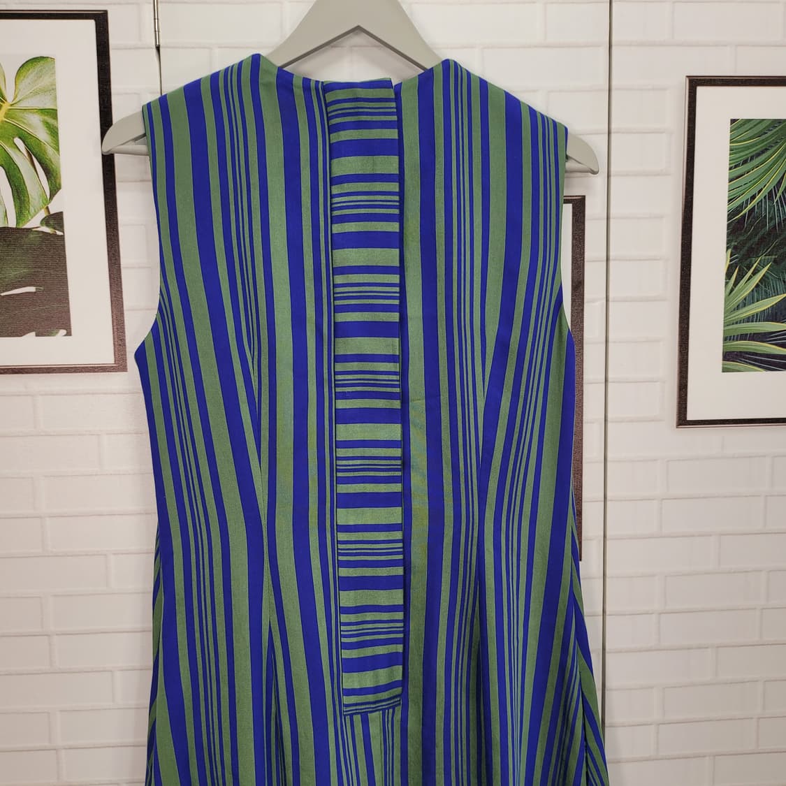 COS 코스 스트라이프 민소매 롱 원피스 EU40 사이즈 상품이미지5