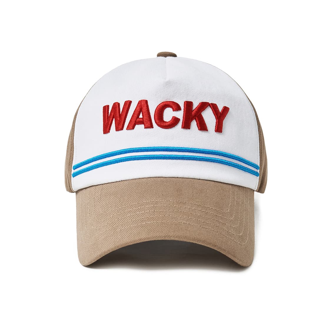WACKY 웨키 볼드 5패널 캡 (코코아) 상품이미지1