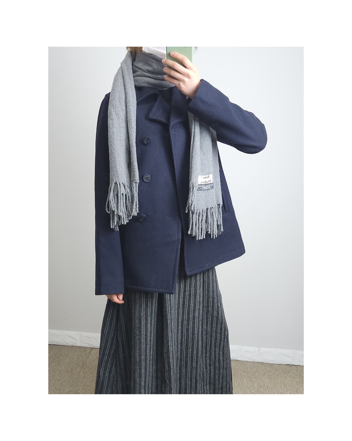 (아크네) 테슬 울 머플러 상품이미지1