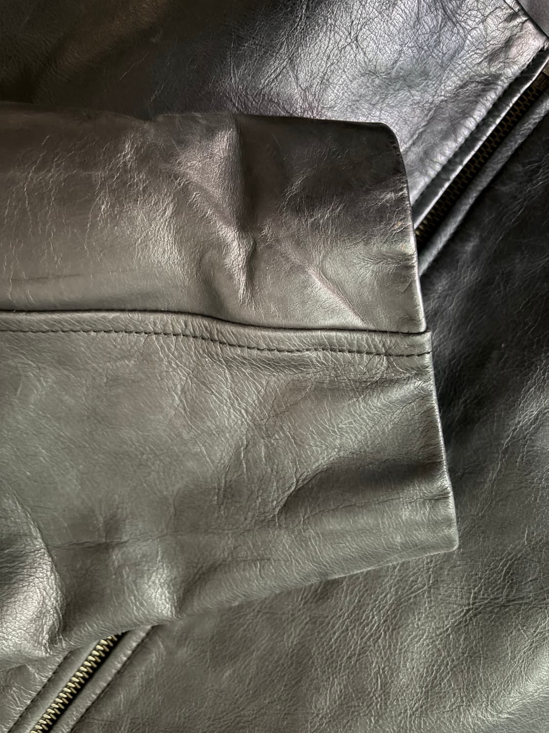 올드 갭 풀집 빈티지 리얼레더 자켓 상품이미지4