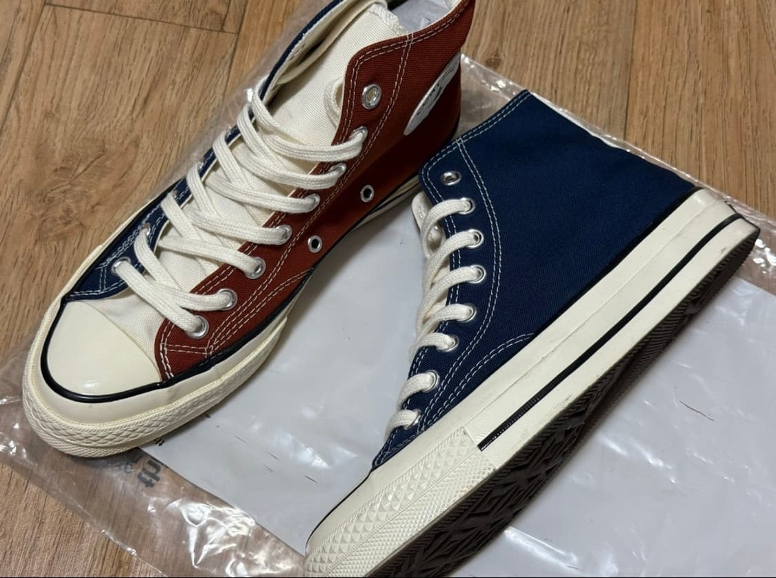 컨버스 척 70 하이 미드나잇 네이비/브라운 상품이미지2