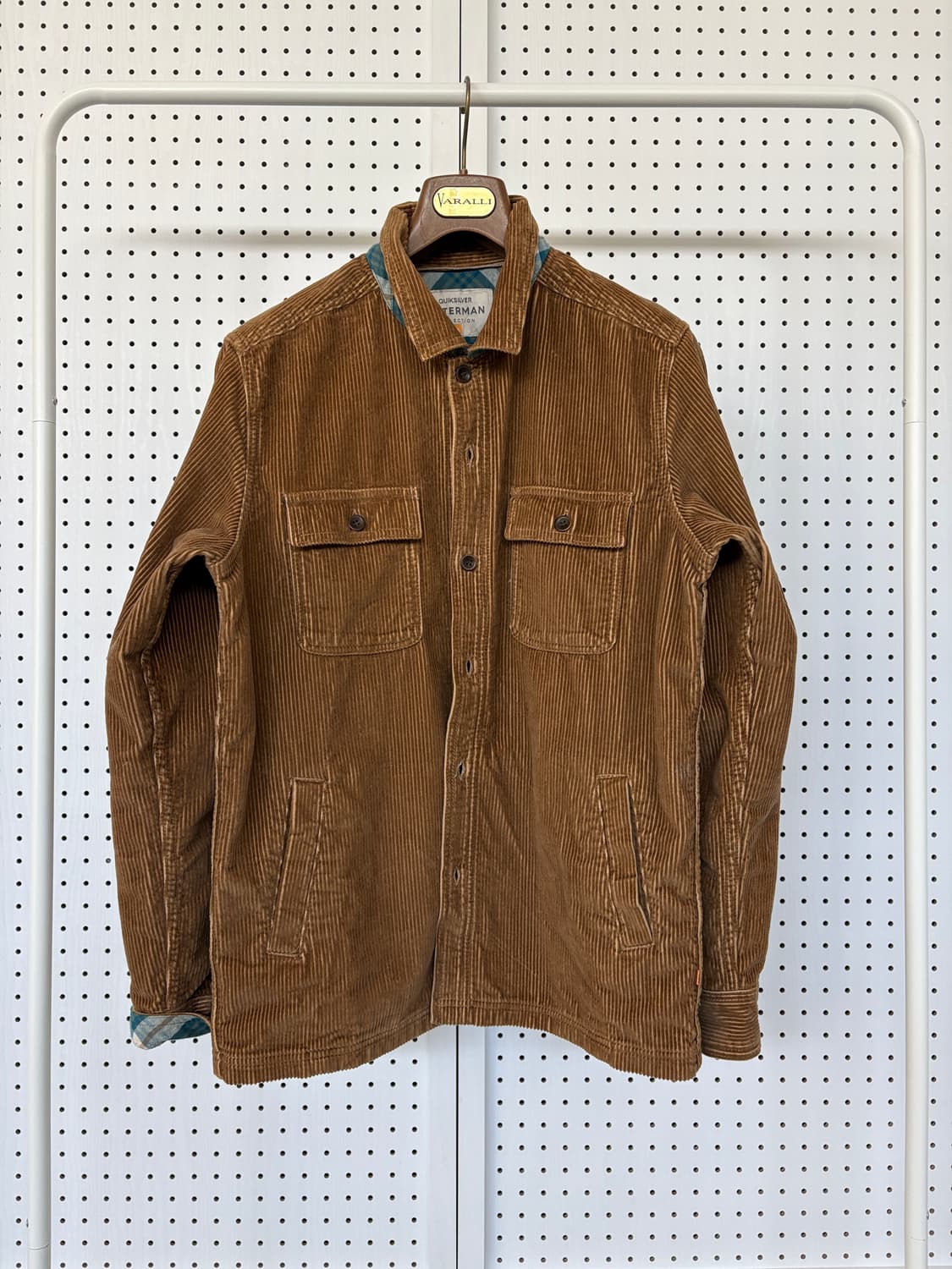 퀵실버 Quiksilver Waterman 코듀로이 셔츠 S 상품이미지1