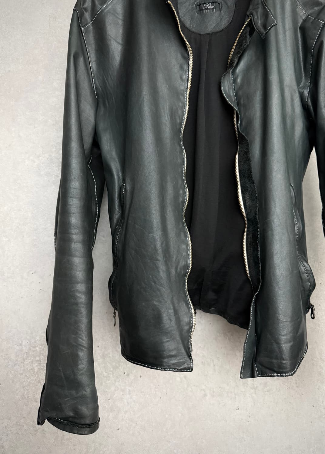 Sisii cow leather jacket 상품이미지3