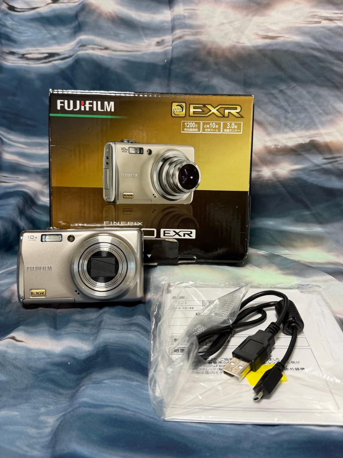 후지필름 파인픽스 f80exr 실버 커메라 미품박스셋🤍✨ 상품이미지1