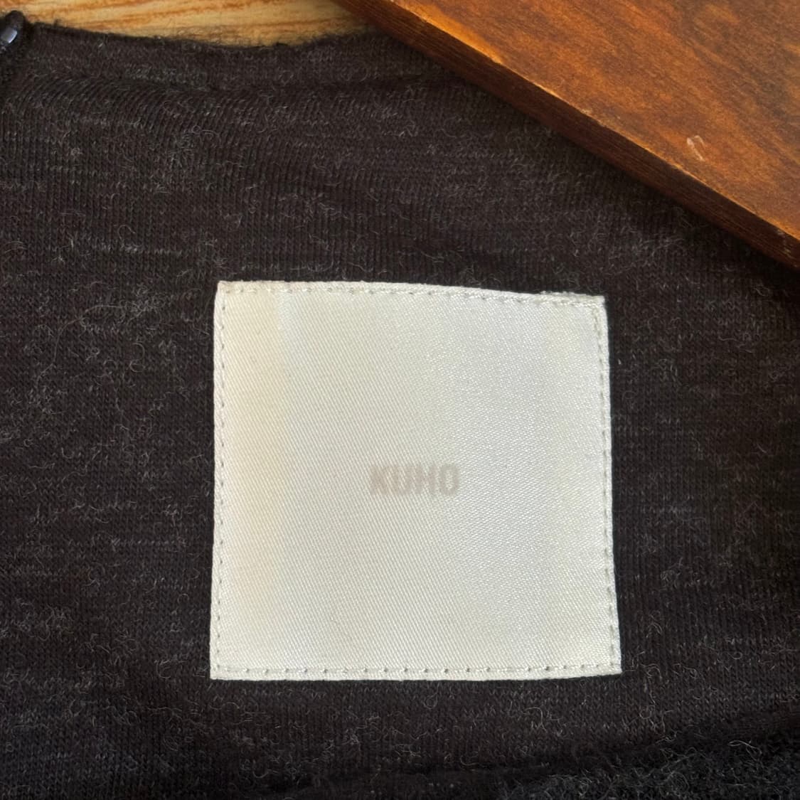 KUHO 구호 원피스 85 투톤 미니멀 슬림 실루엣 입체 상품이미지5