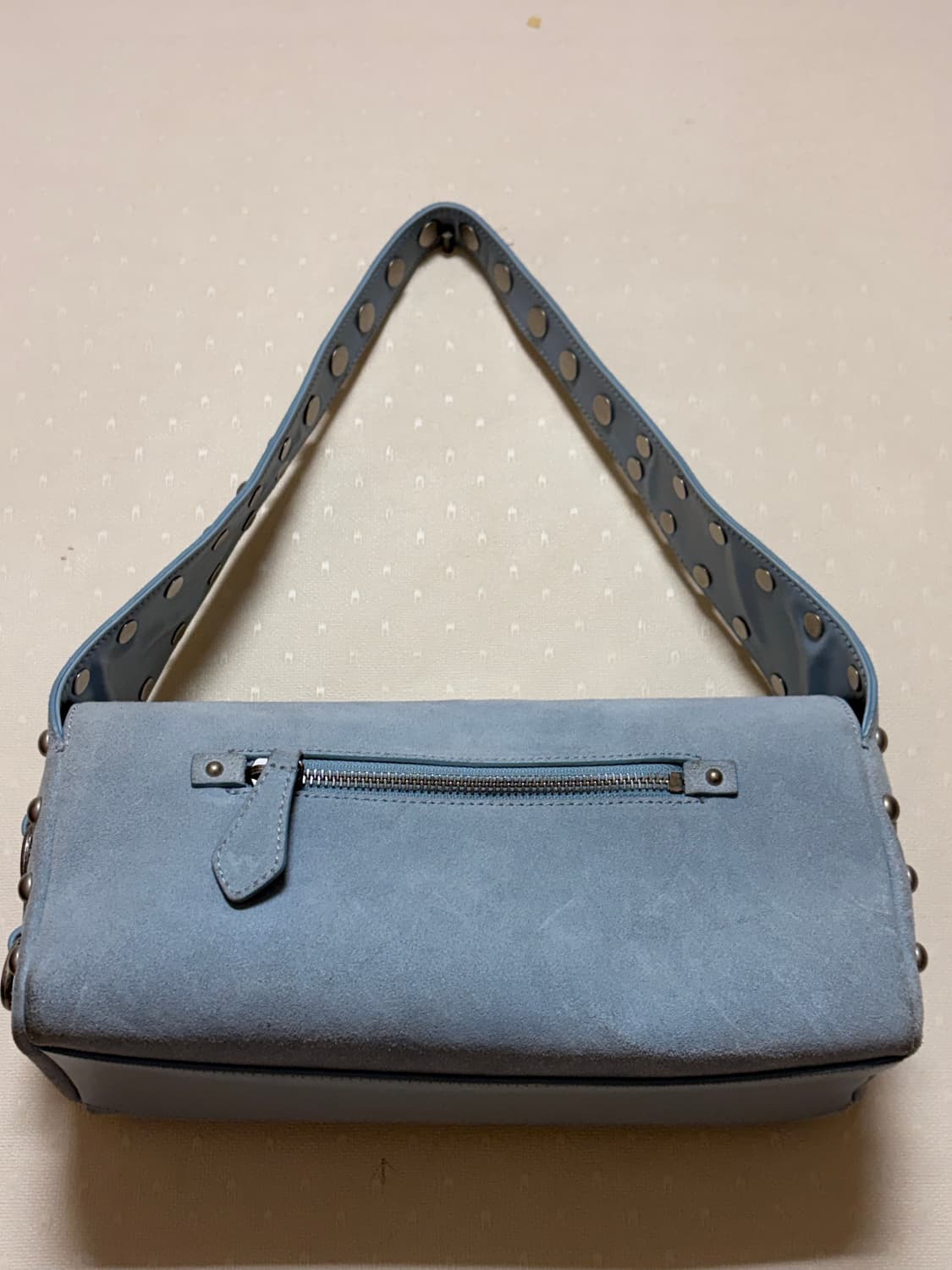 오픈와이와이 스터드 더플 백 스카이블루 상품이미지8