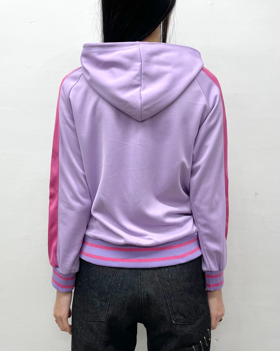 Devil Girl Purple Hoodie Zip-Up 상품이미지3