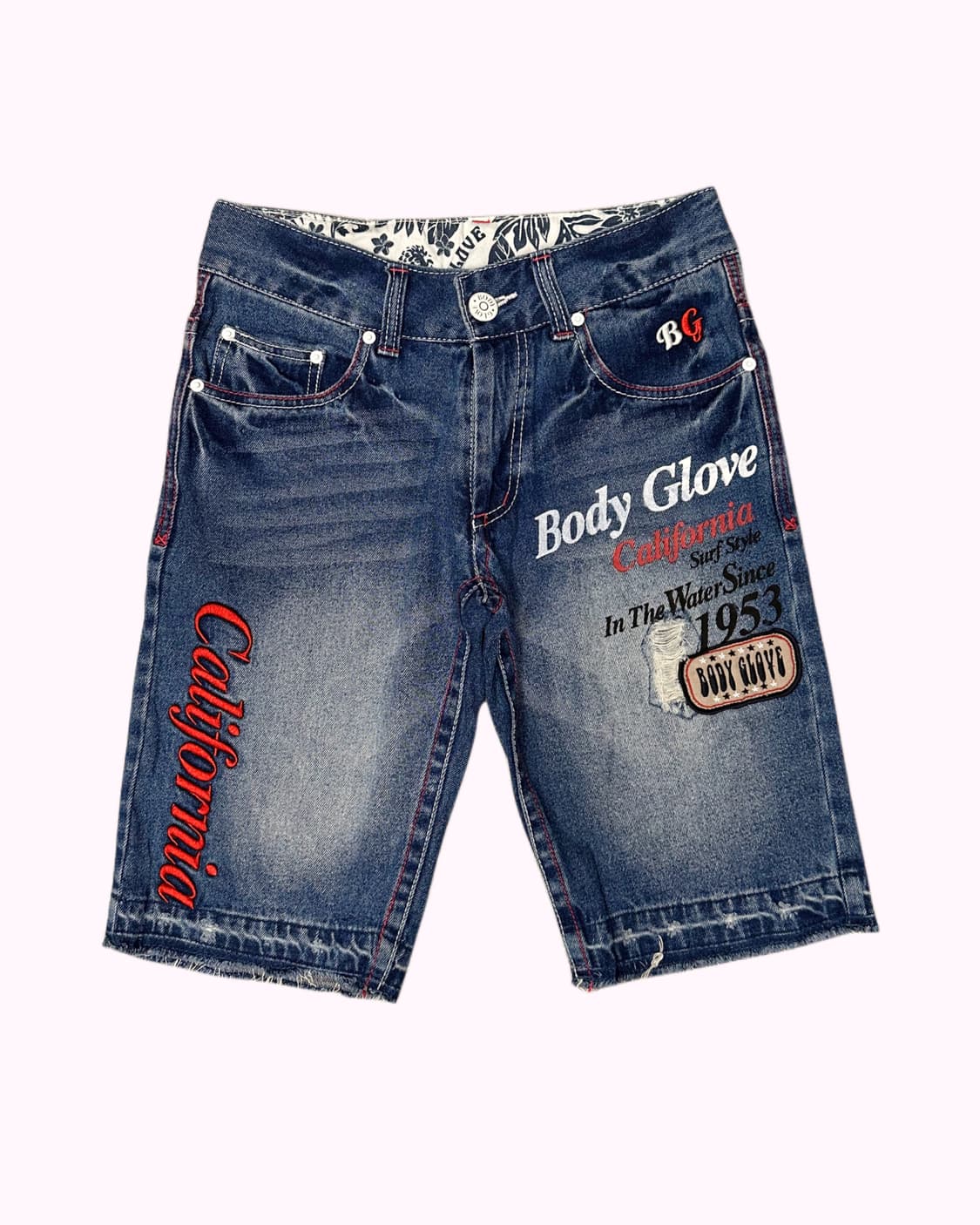 logo surfer denim shorts 상품이미지2