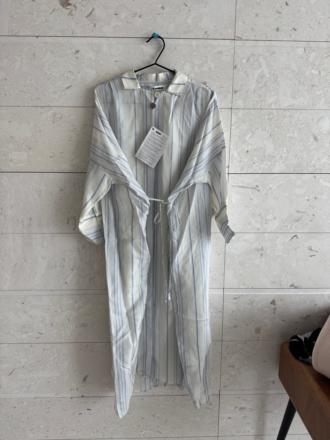 질샌더 JIL SANDER 스트라이프 셔츠 원피스 19ss 리조트 컬렉션 상품이미지1