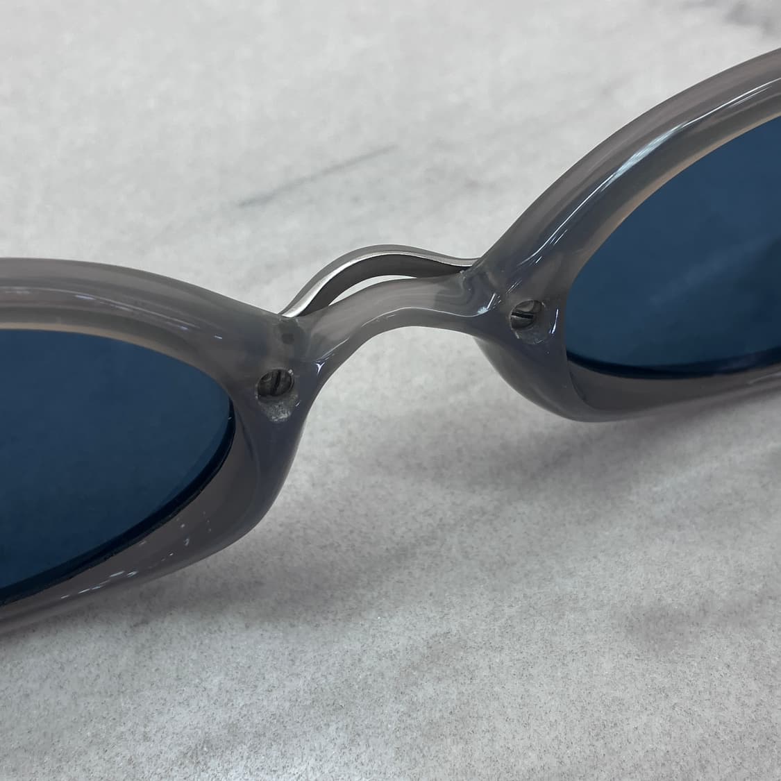 D11 보이런던 BOYLONDON 그레이 실버 빈티지 오벌 선글라스 상품이미지4