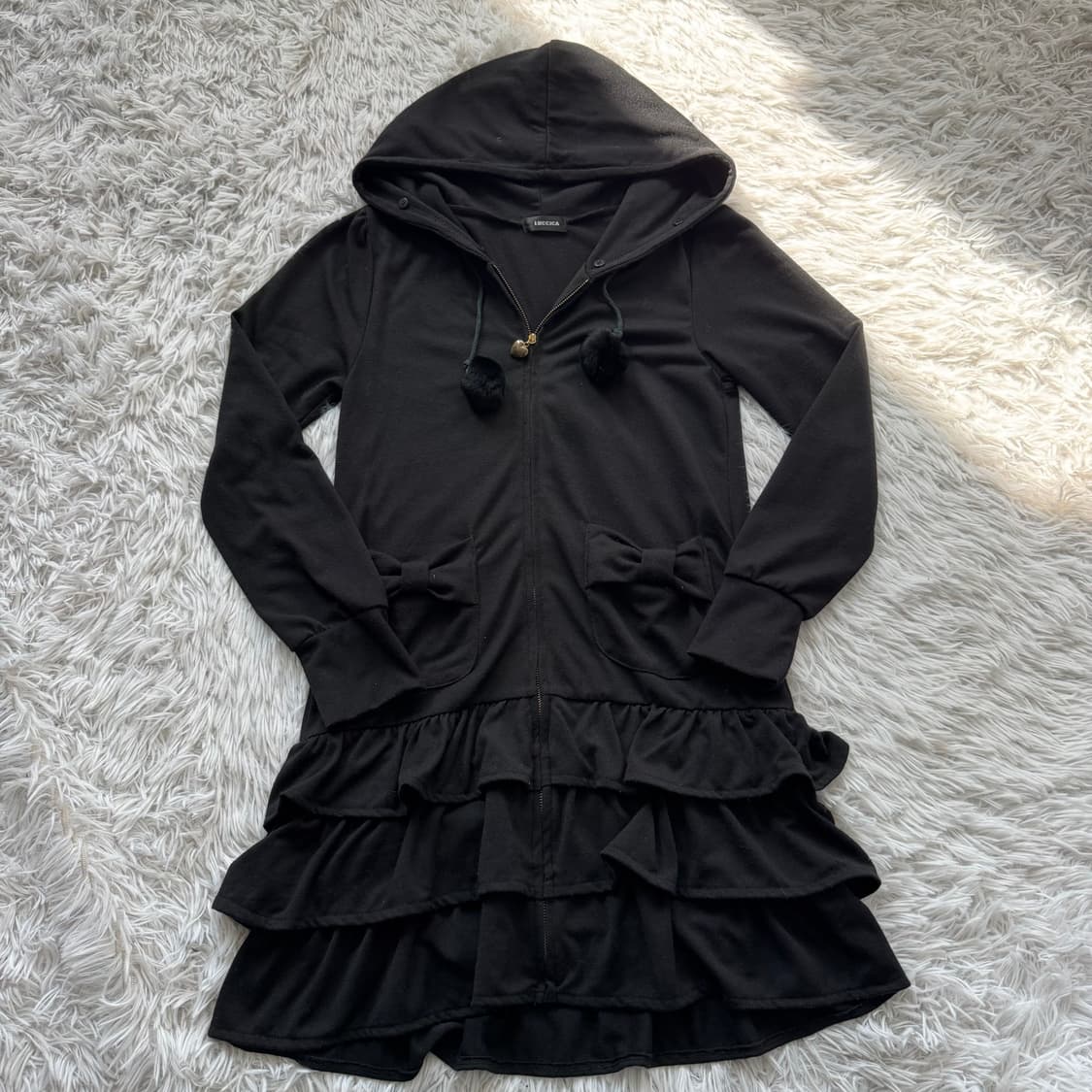 LUCCICA 일본빈티지 노드 후드집업 y2k 갸루 지뢰계 M 38 상품이미지2