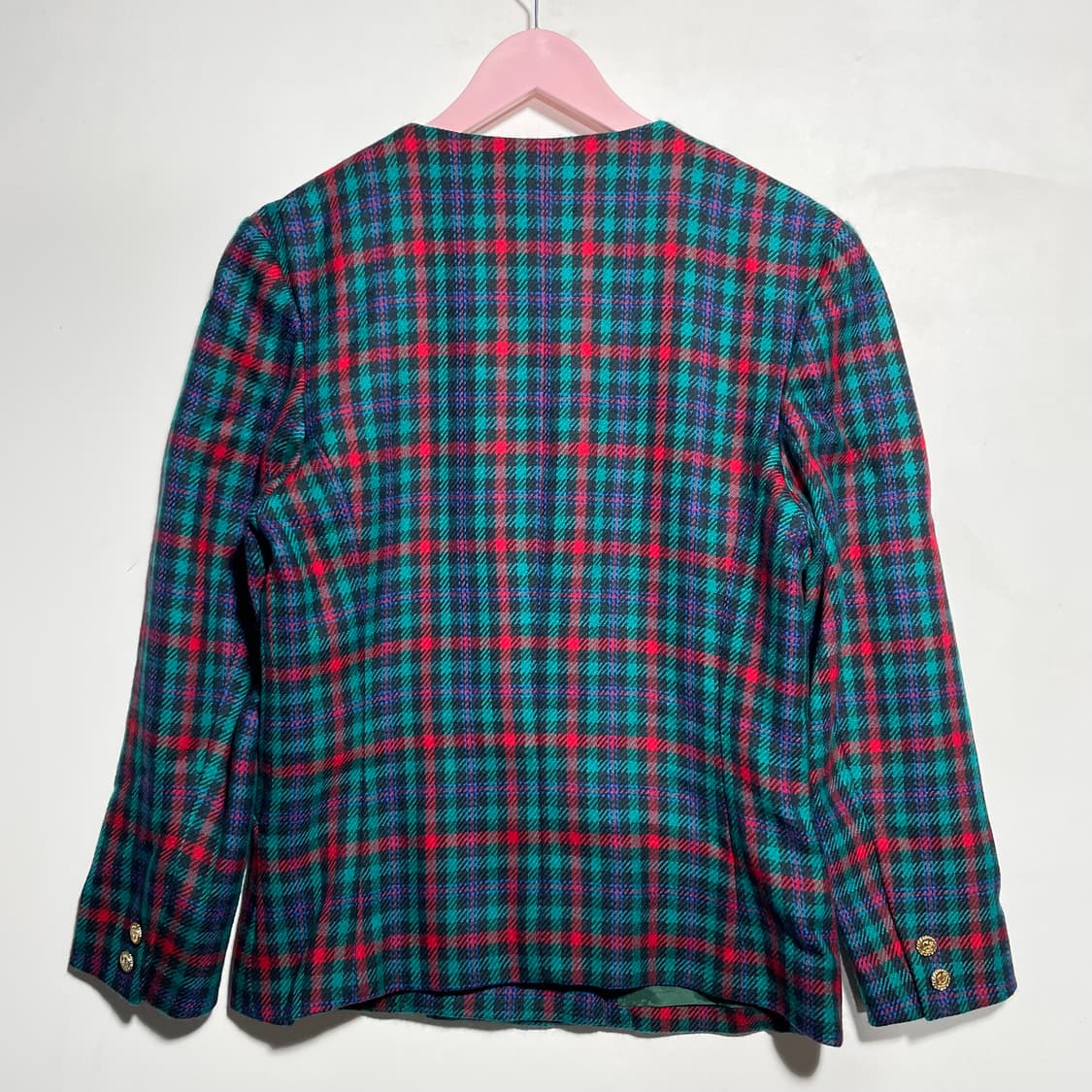 JPN PALACE MODE 울 체크 자켓 상품이미지2