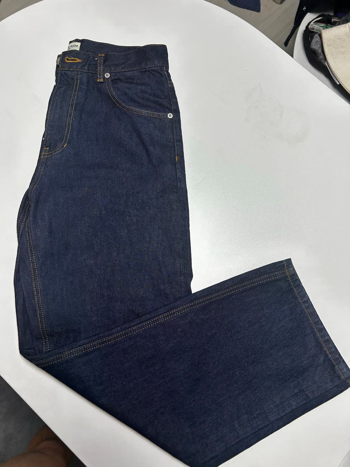 블랭크룸 세미 와이드 데님 팬츠 30인치 상품이미지3