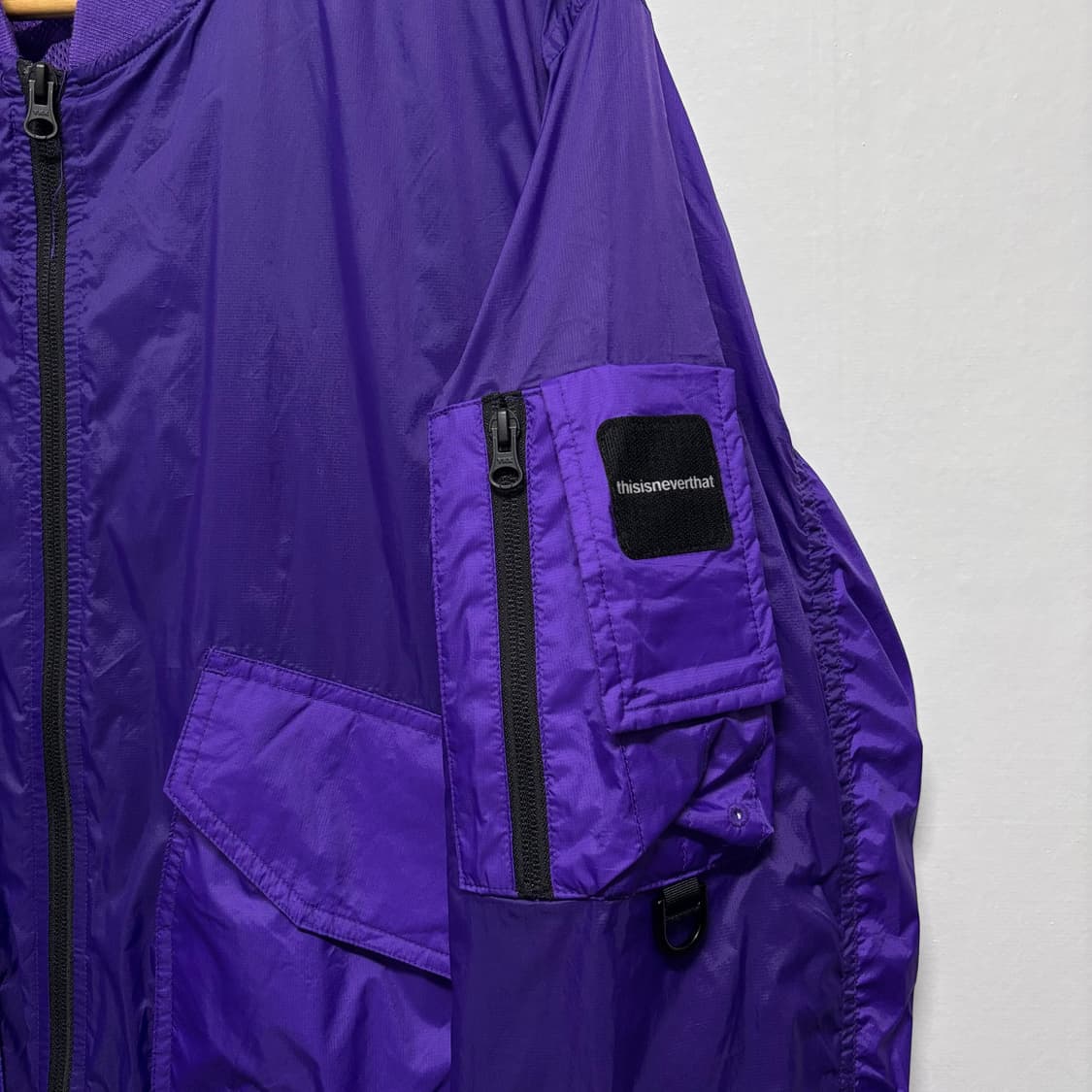디스이즈네버댓 퍼플 봄버 자켓 상품이미지4