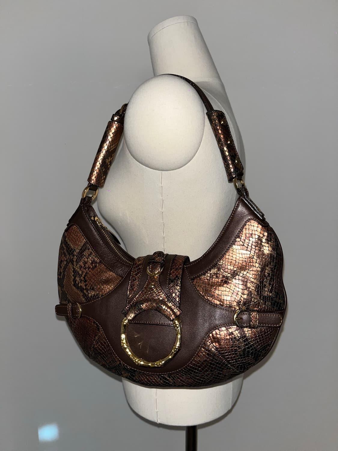 Japanese vintage leather shoulder bag 상품이미지1