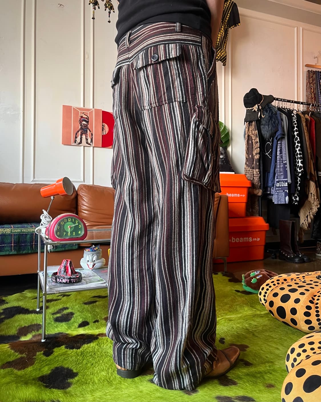 ~1990s Jpn Vintage Stripe Cargo Pants 상품이미지3