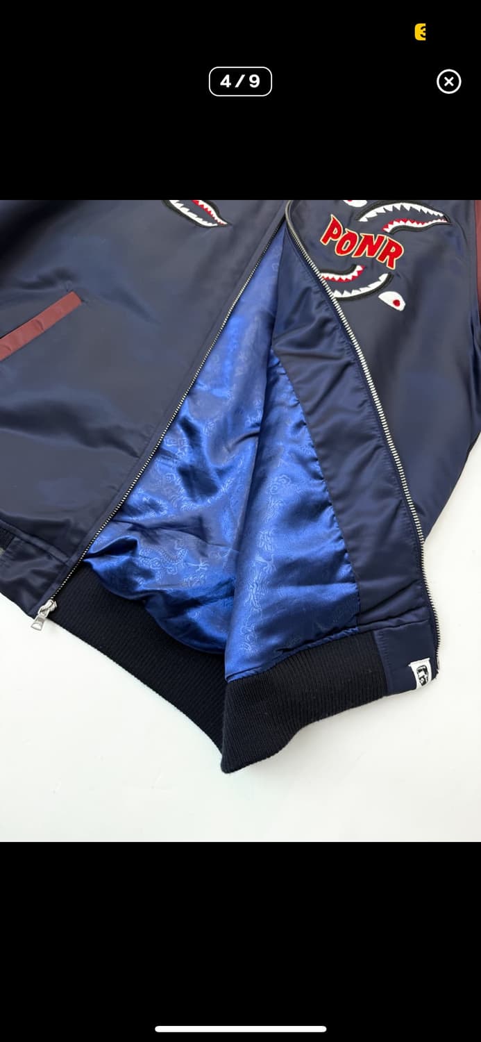 베이프 20fw 샤크 수베니어자켓 팝니다 상품이미지3