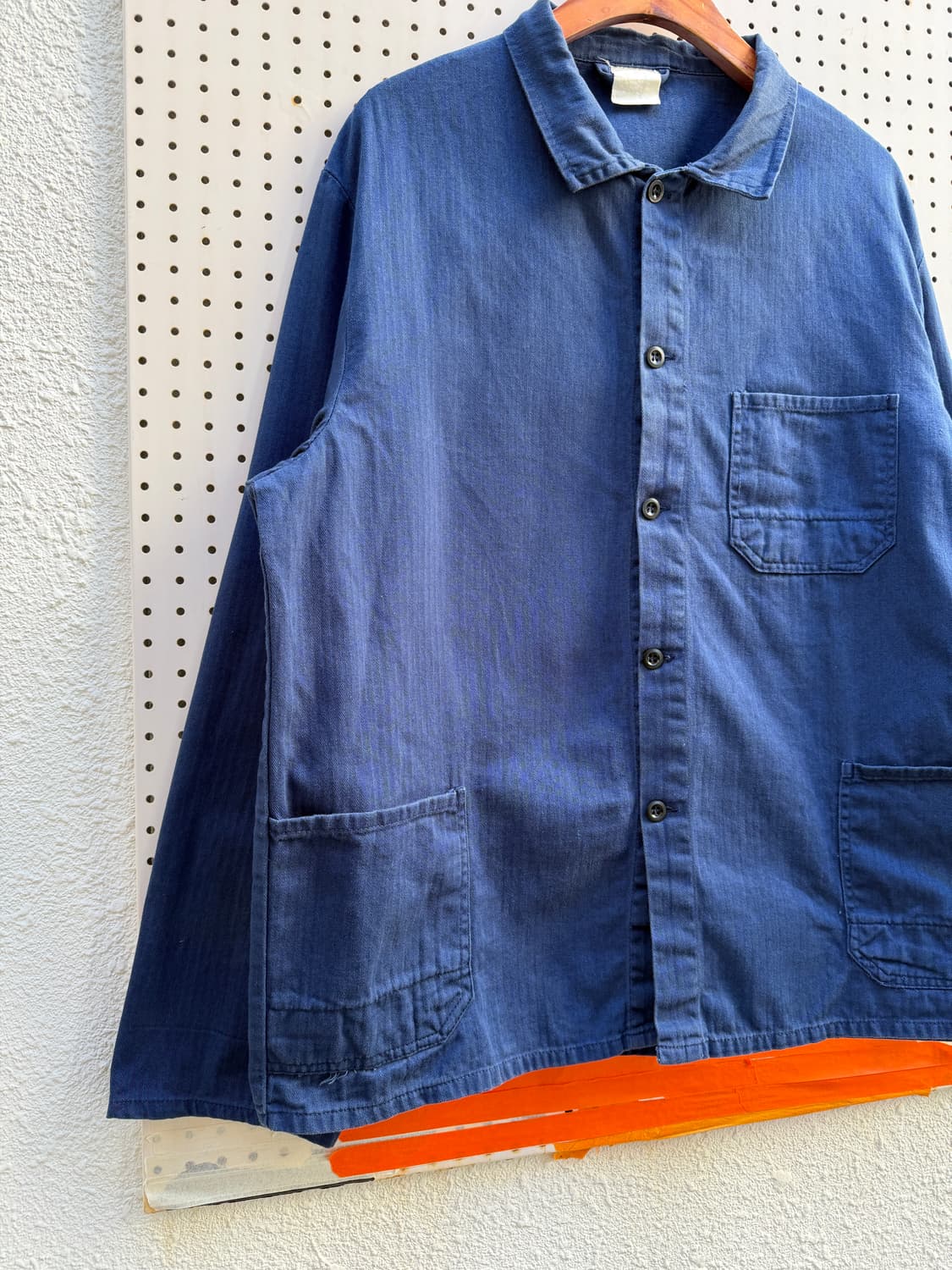 OLD VINTAGE WASHED HBT 헤링본 빈티지프렌치워크자켓 상품이미지3