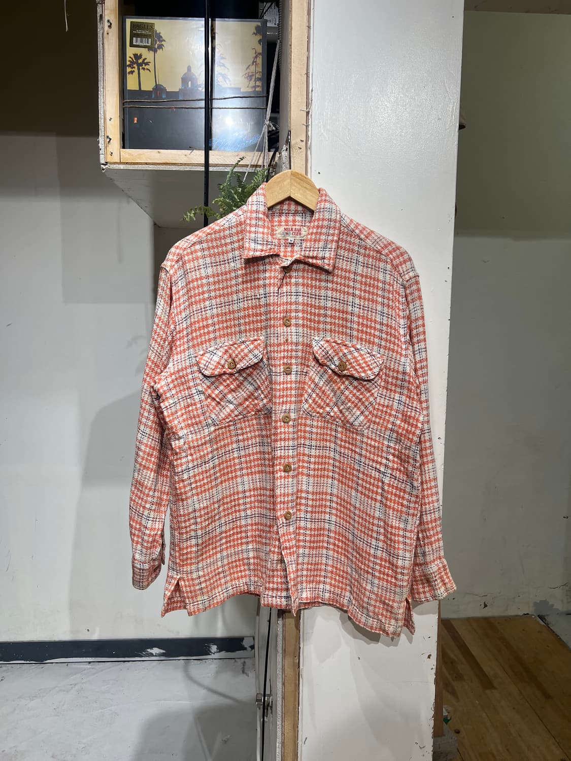 Milk Bar club 플란넬 체크 셔츠 상품이미지1
