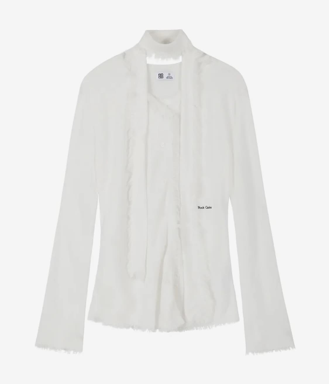 락케이크 Flow Shade Blouse - White 상품이미지1