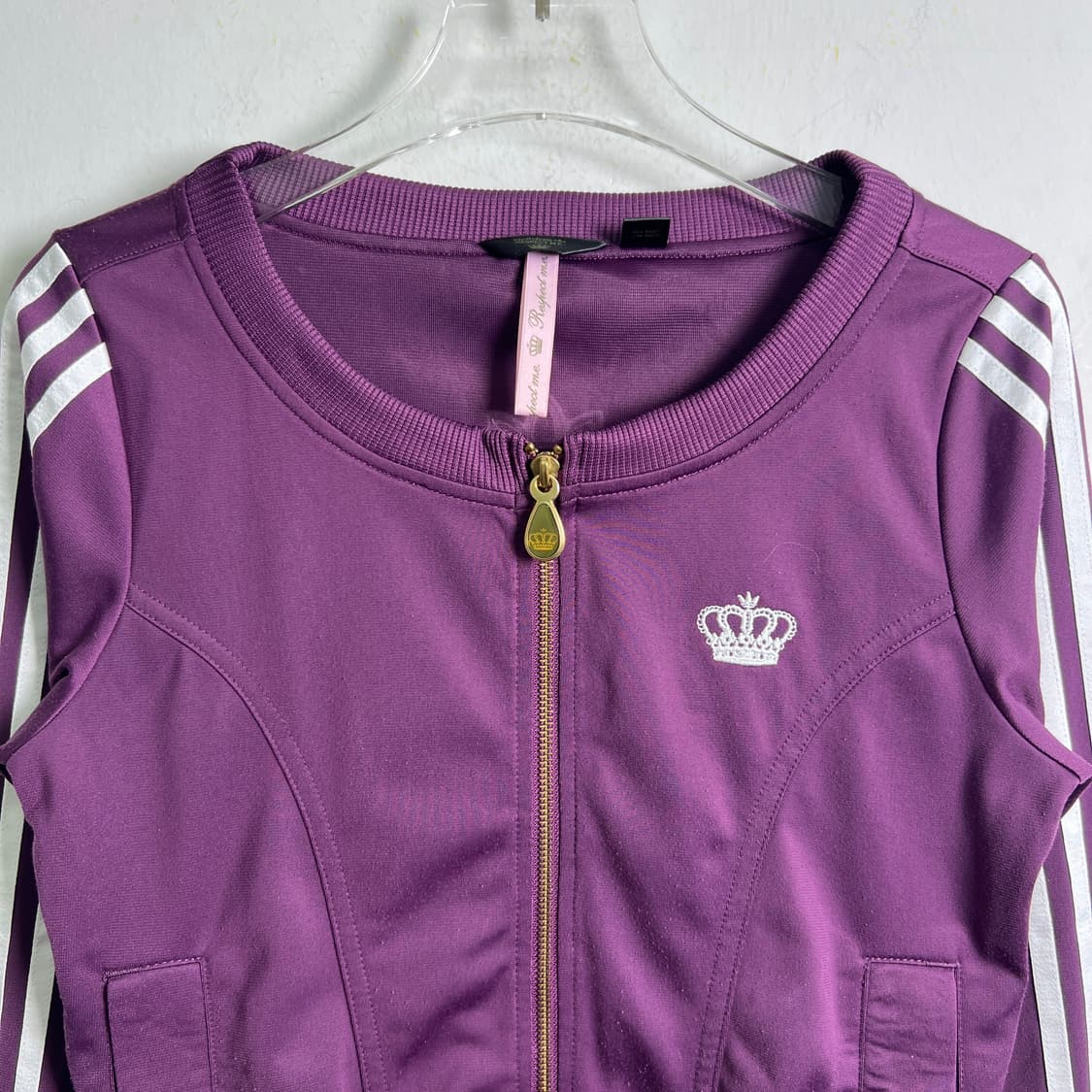 아디다스 리스펙트 미 크라운 퍼플 트랙탑 져지 36 상품이미지4