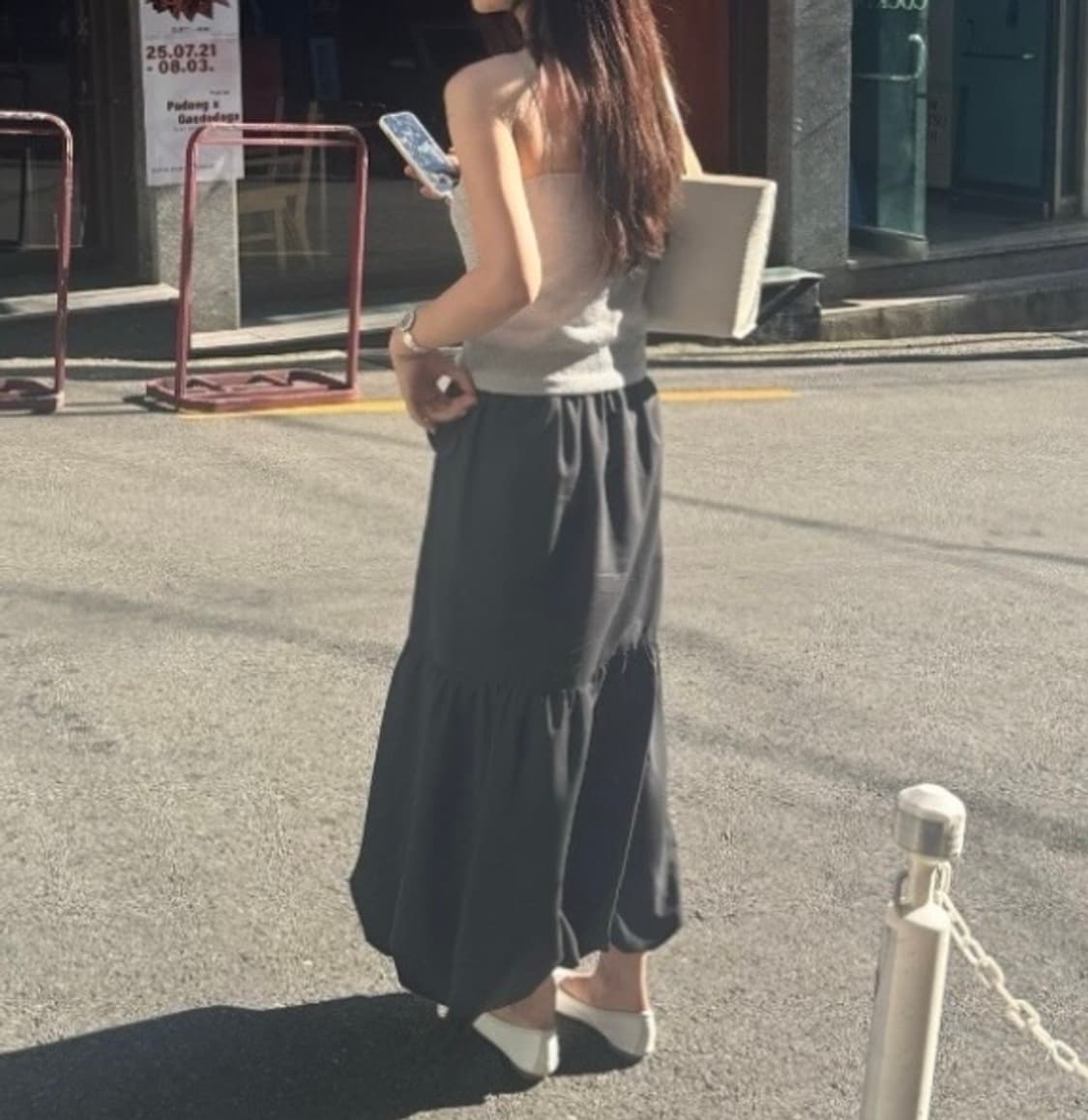 vintage volume long skirt 상품이미지3