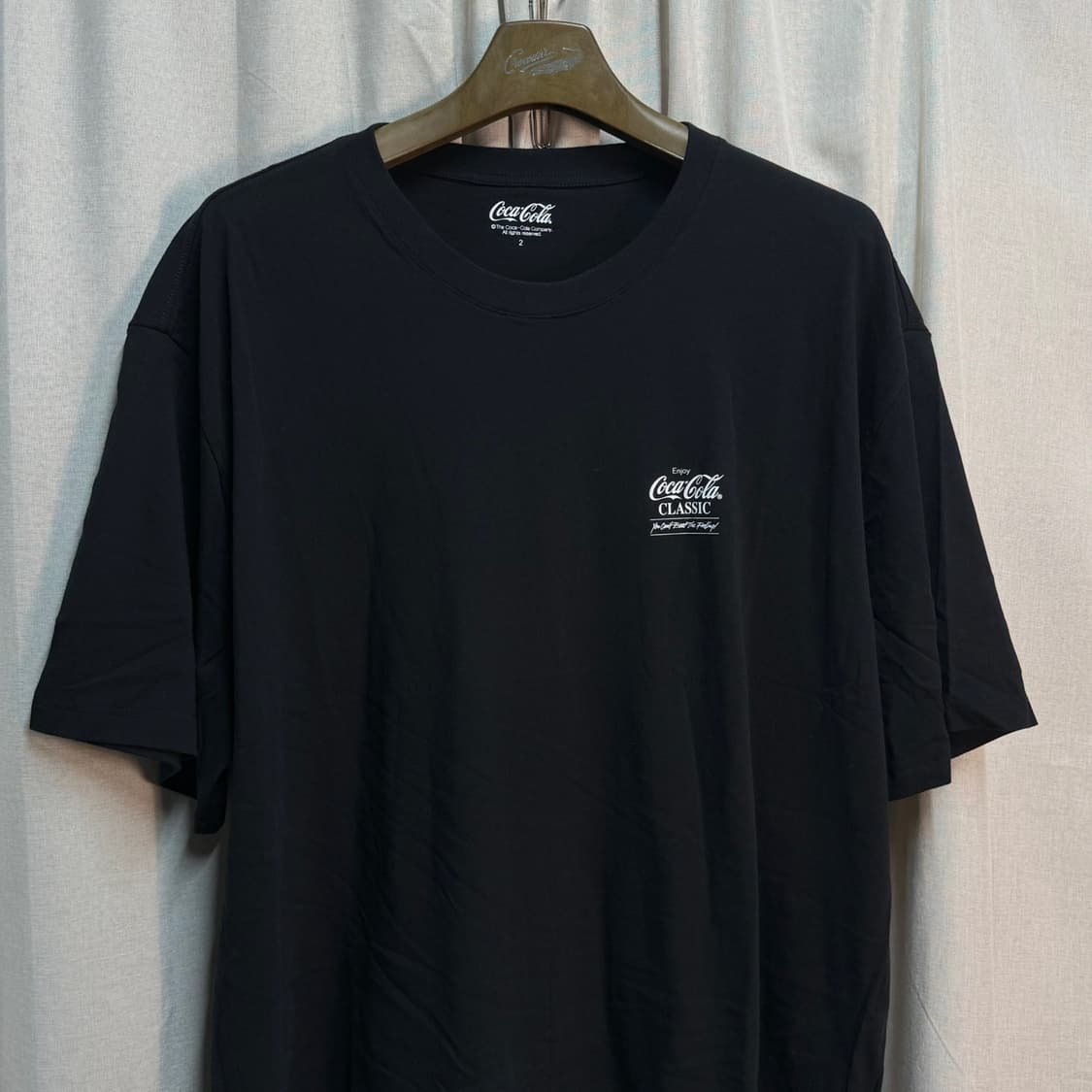 4XL 코카콜라 클래식 로고 빅사이즈 반팔 티셔츠 상품이미지2