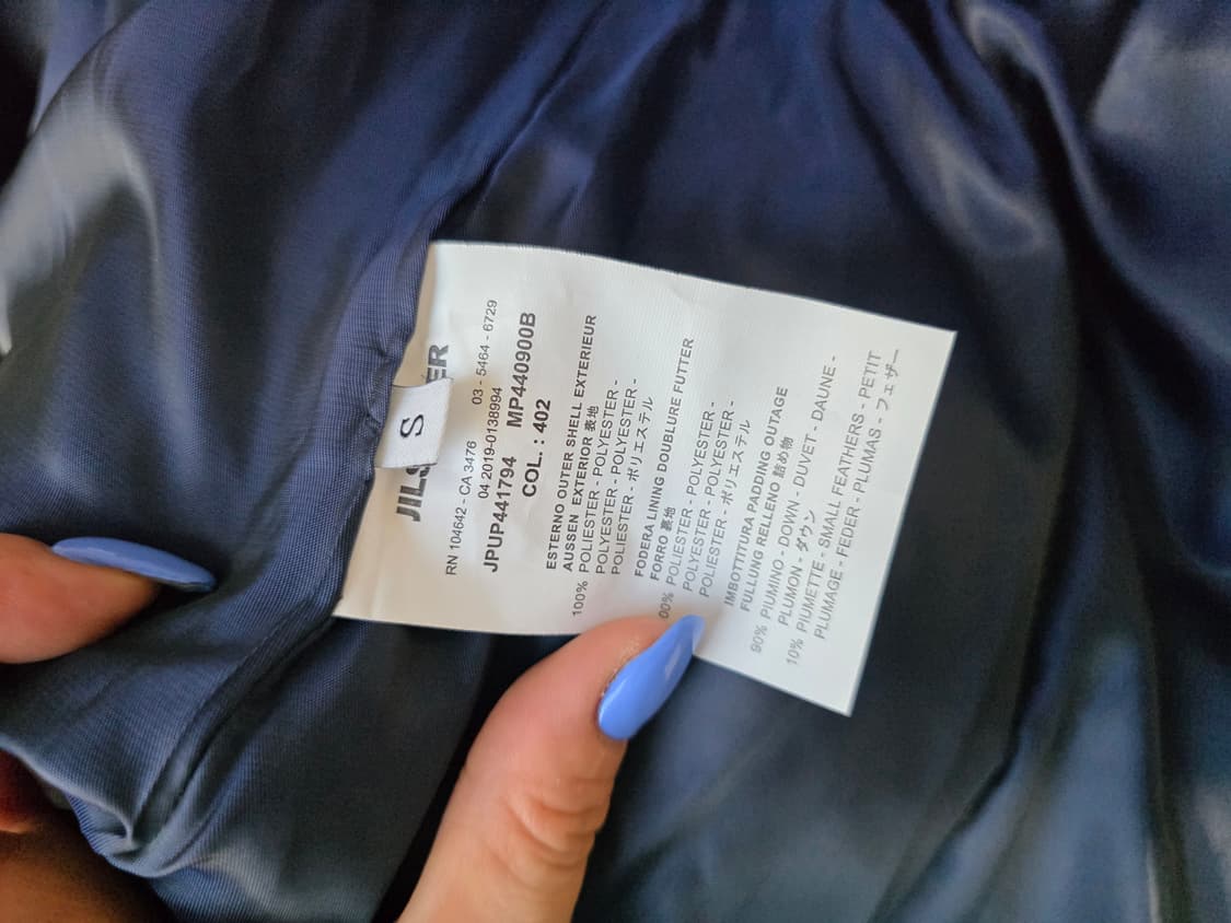 질샌더정품 숏패딩 상품이미지8