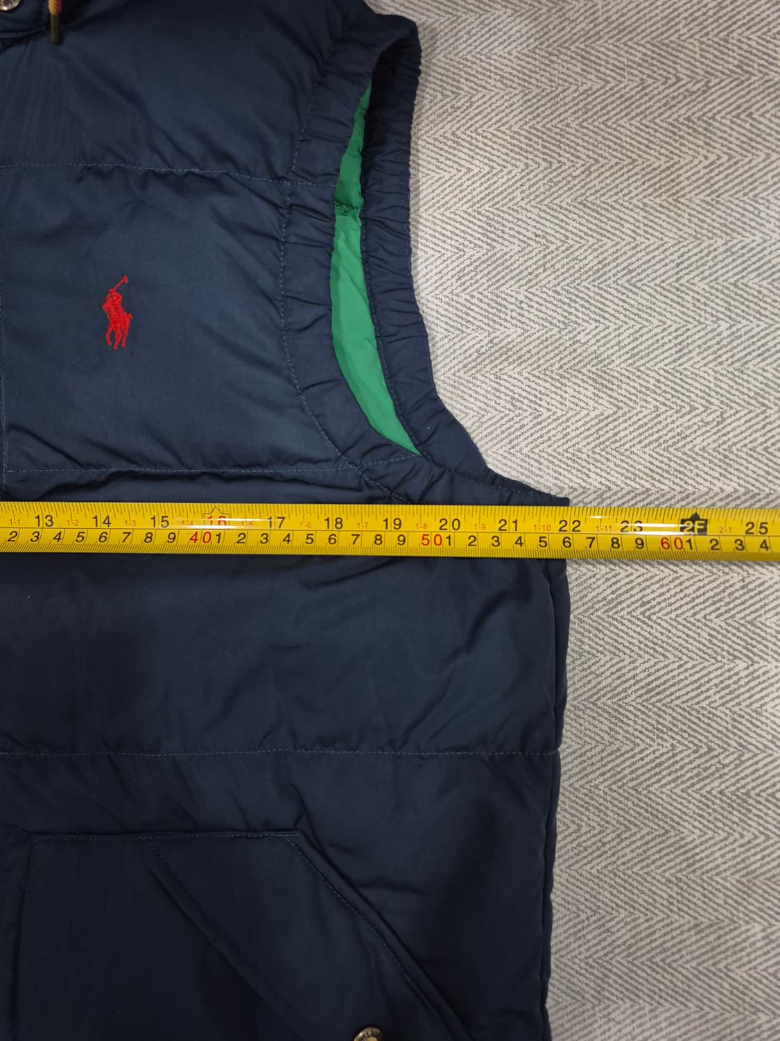 폴로랄프로렌 오리털 다운 베스트 패딩조끼 네이비 남성 90~95사이즈 상품이미지9