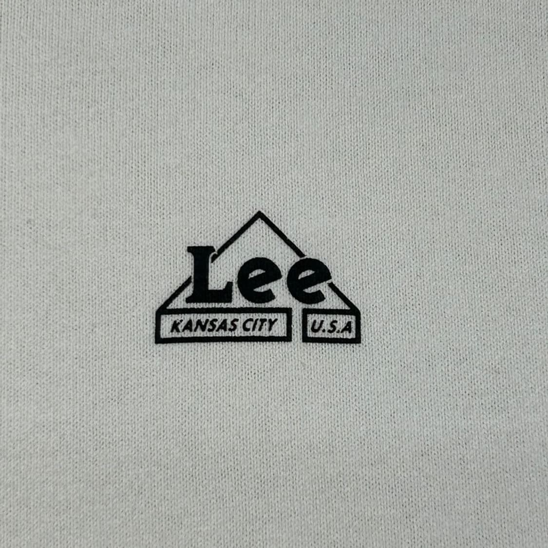 LEE 반팔티 화이트 L 상품이미지2