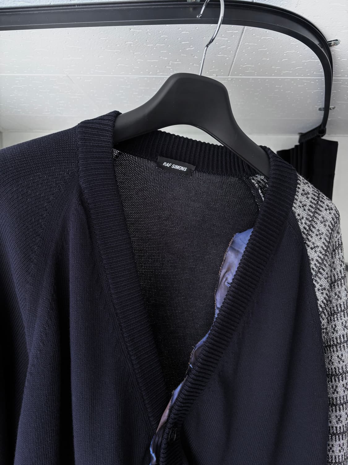 라프 시몬스 2019s/s 퓨어 코튼 비대칭 슬리브 가디건 상품이미지5