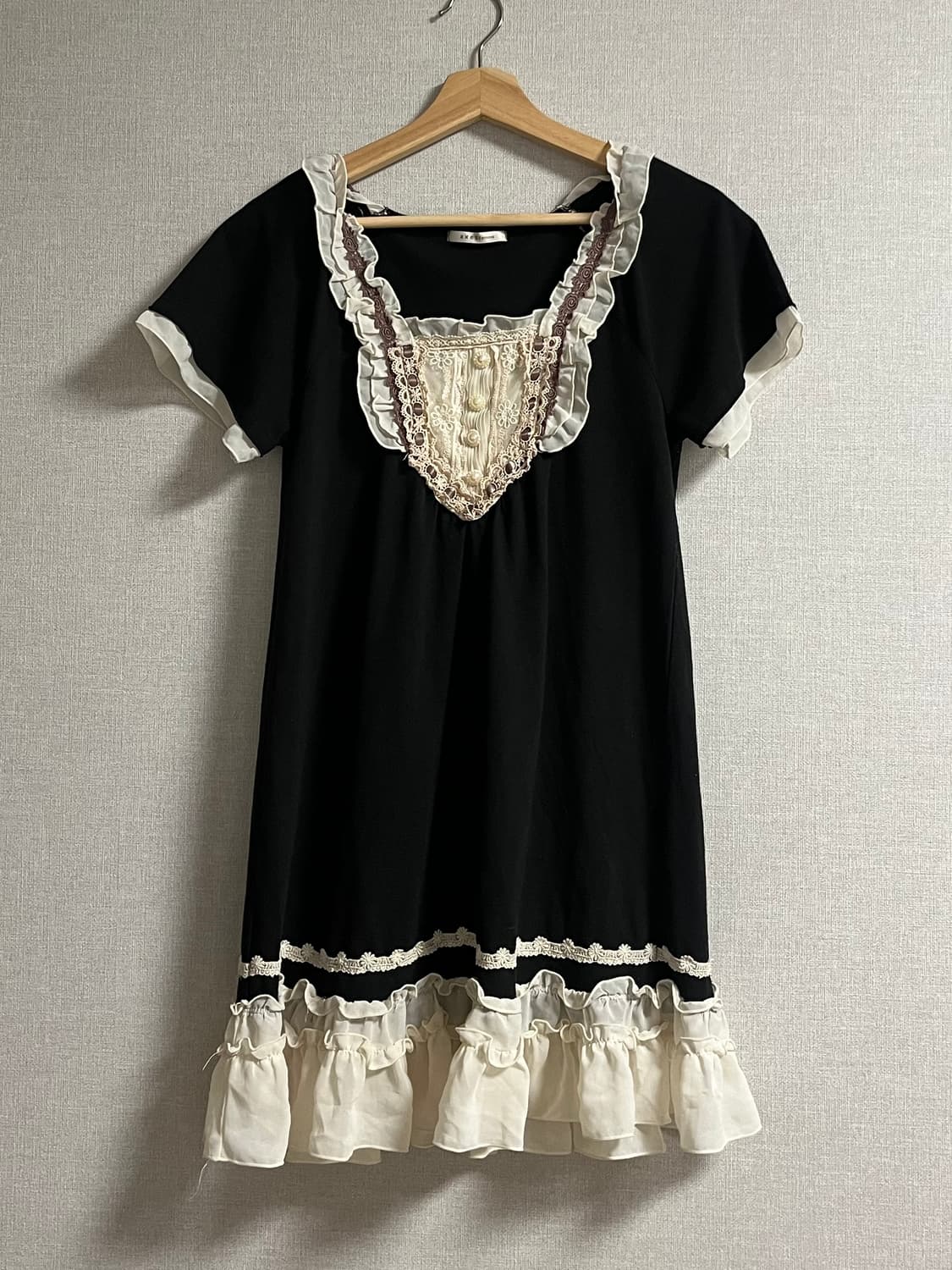 [로맨틱 / 라떼] axes femme 반팔 원피스 상품이미지1