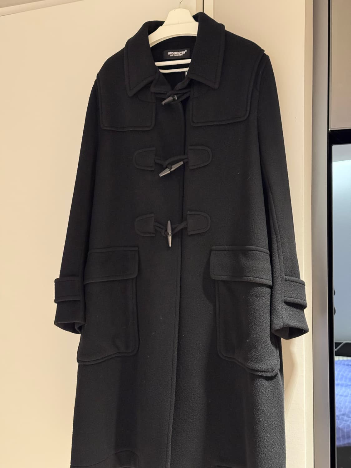 언더커버 더플 코트 블랙 상품이미지1