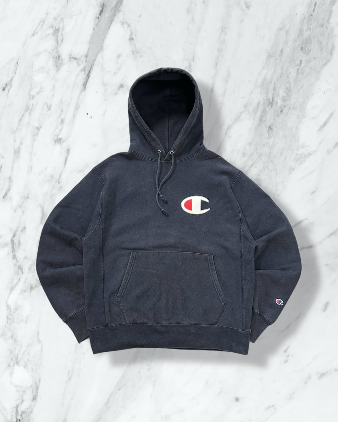 챔피온 빅로고 오버 후드티 상품이미지1