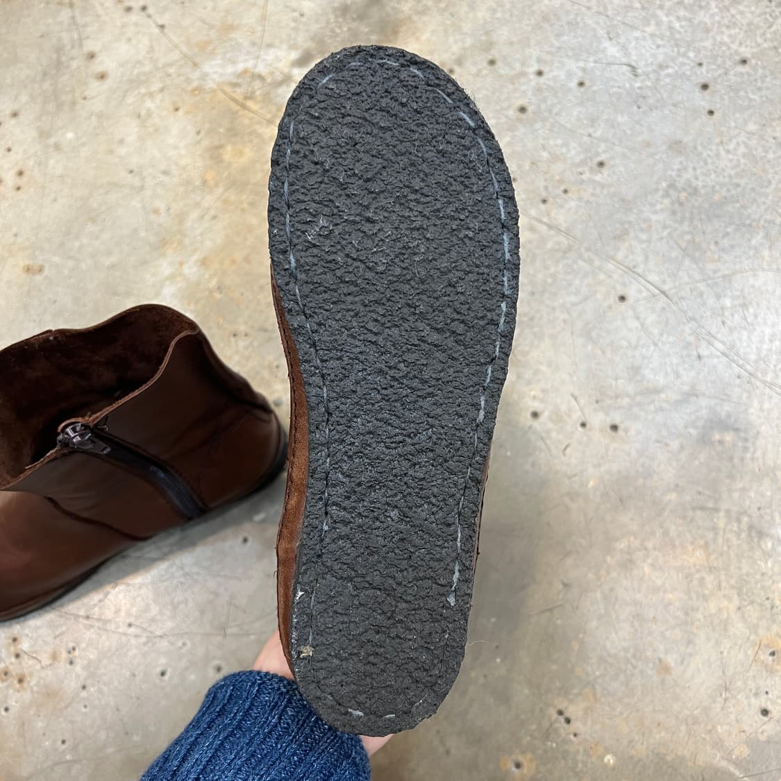 Plantation 레더 숏 부츠 상품이미지8