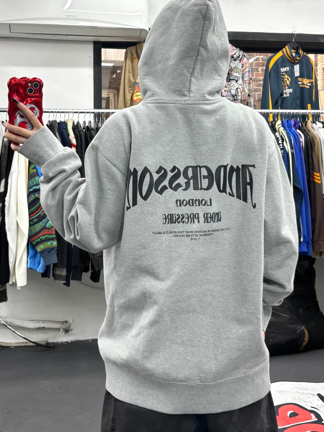 앤더슨벨 아일렛 후드티 상품이미지5
