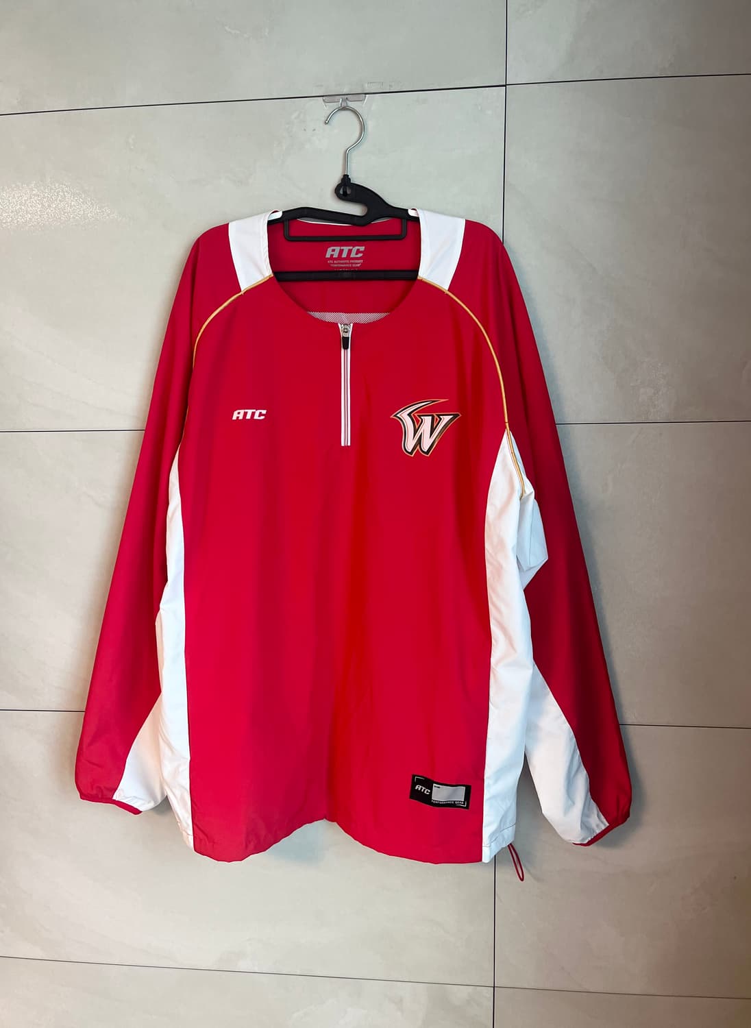 [3XL] SK와이번스/쓱 랜더스 왕조 선수용 아노락 바람막이 웜업 상품이미지4