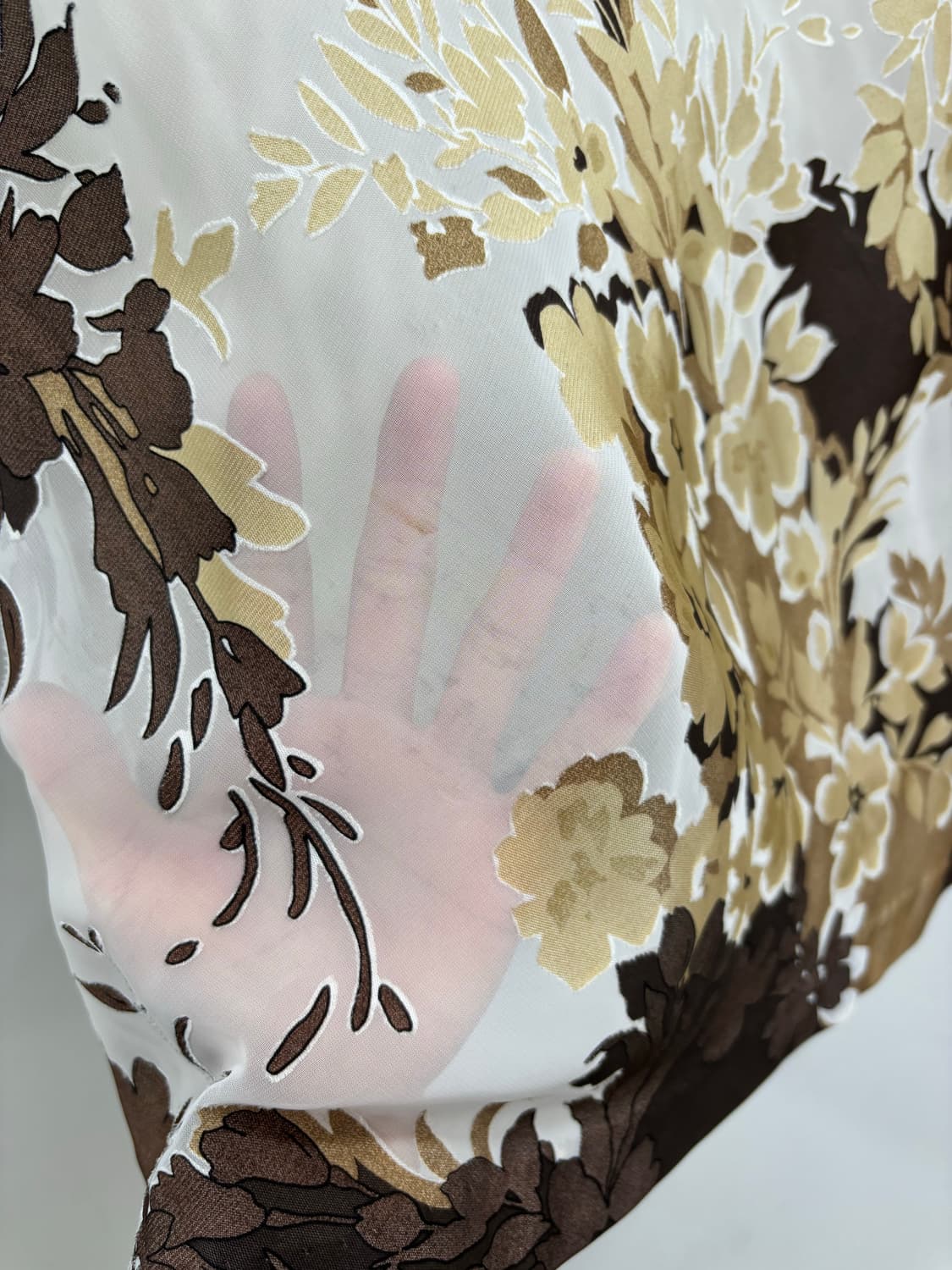 Ensuite 일본 빈티지 쉬폰 플라워패턴 스커트 치마 상품이미지8