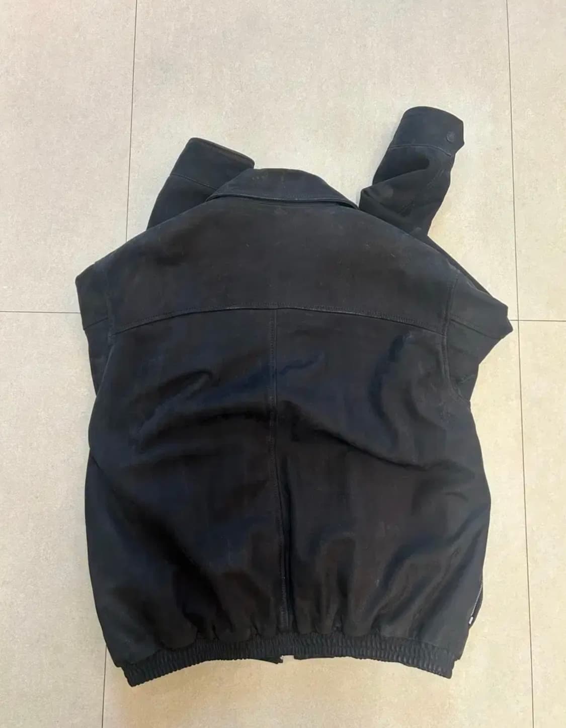 CCU/Swing top jacket(cow nubuck)/Black/1 상품이미지8