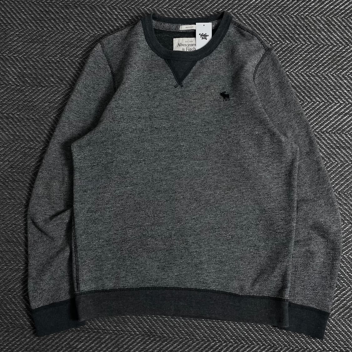 아베크롬비 y2k 디테일 크루넥 스웻 셔츠o 3697 상품이미지1