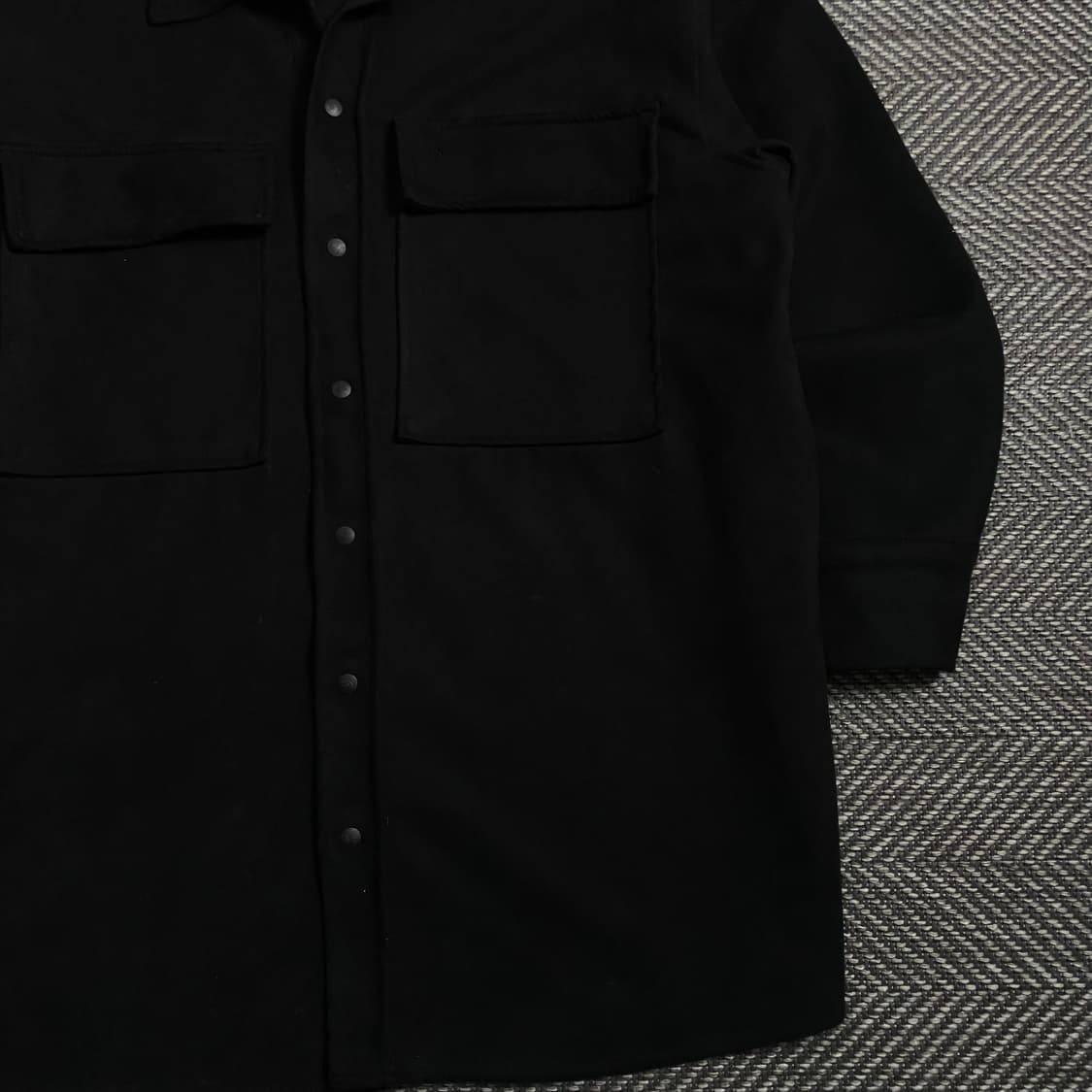 메타퍼 빈티지 미니멀 포켓 스웨이드 자켓o 4360 상품이미지2