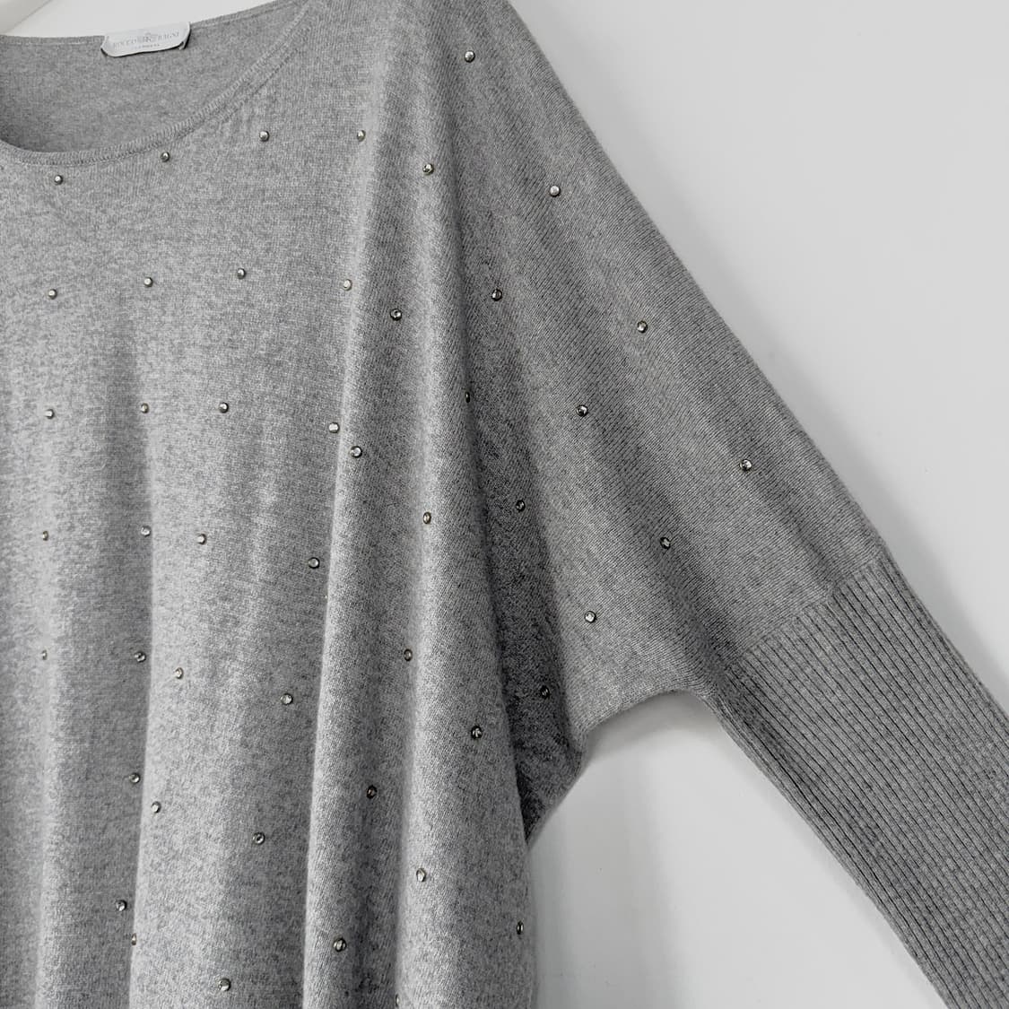 이태리 ROCCO RAGNI 울 캐시 비즈 롱 니트 상품이미지3