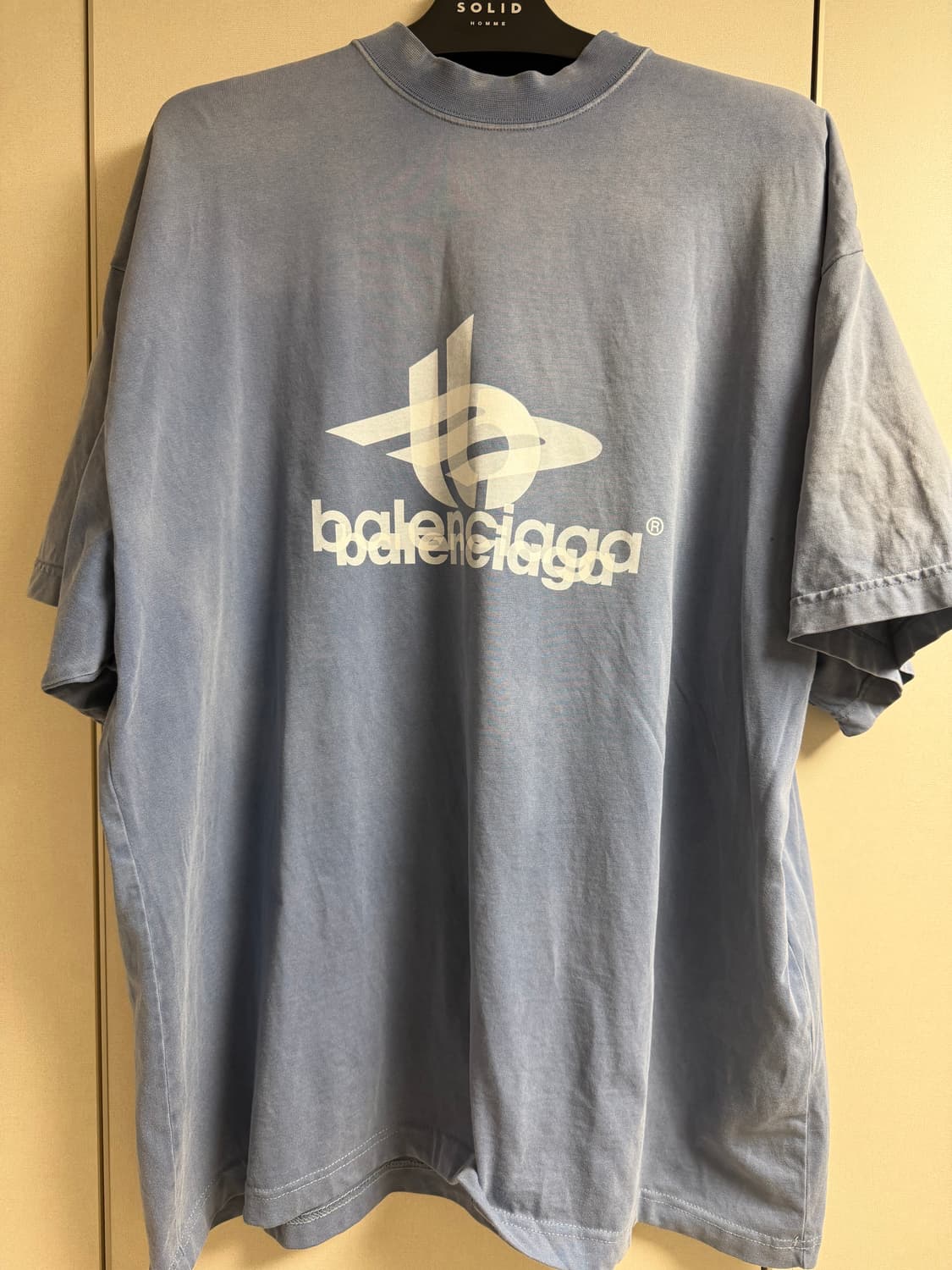 [3] 발렌시아가 레이어드 스포츠 로고 반팔 상품이미지1