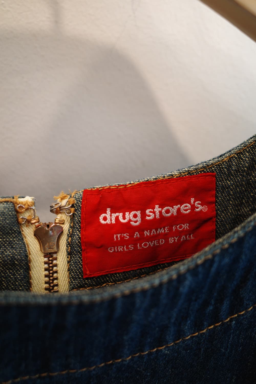 Drug store’s 패치워크 데님 원피스 상품이미지4