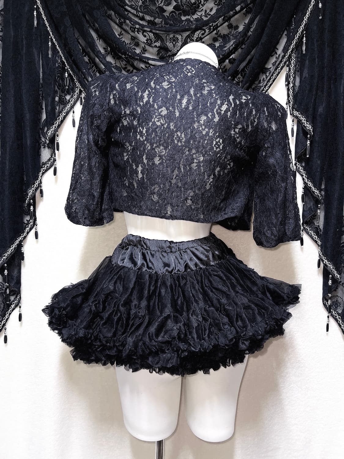 로맨틱고딕 고스로리 레이스 볼레로 가디건 다크페어리 갸루 오리엔탈 핀터 상품이미지9