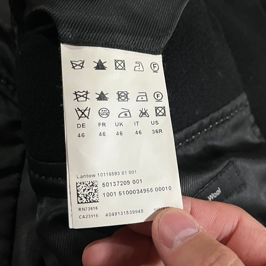 [95] 휴고보스 캐시미어 코트 상품이미지9